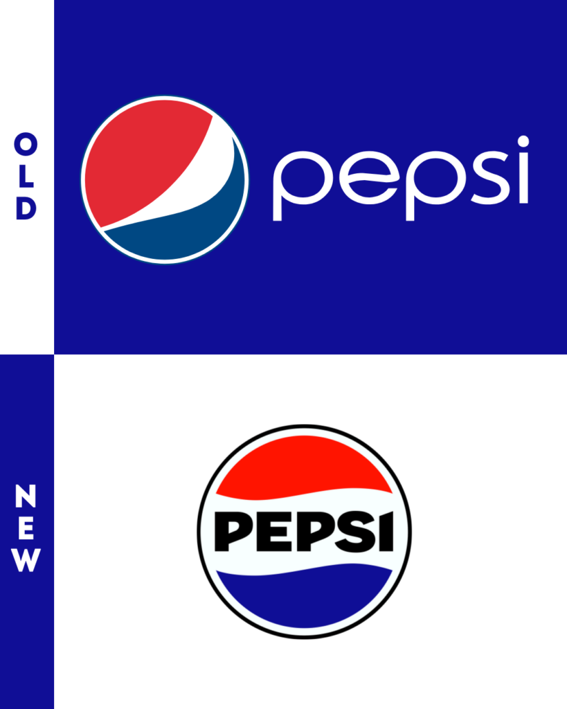 Brands that rebranded in 2023 - Pepsi