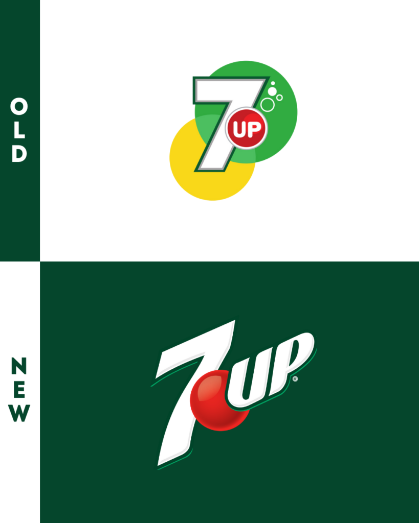 Brands that rebranded in 2023 - 7UP